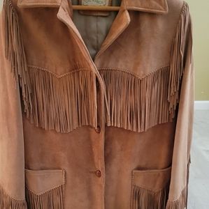 Vintage H bar C Cal Ranch ladies fringe jacket